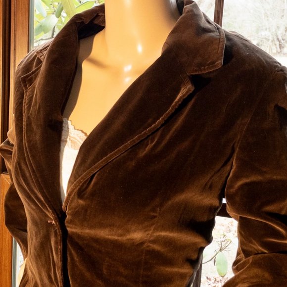 ▪️VTG▪️LESLIE FAY▪️1960's 1970's Velvet Jacket - Picture 3 of 8